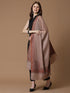 Women's Melange Kani Border Wool Shawl